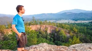 View on top of the Pai Canyon