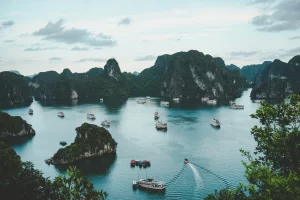 Backpacking in Vietnam: View