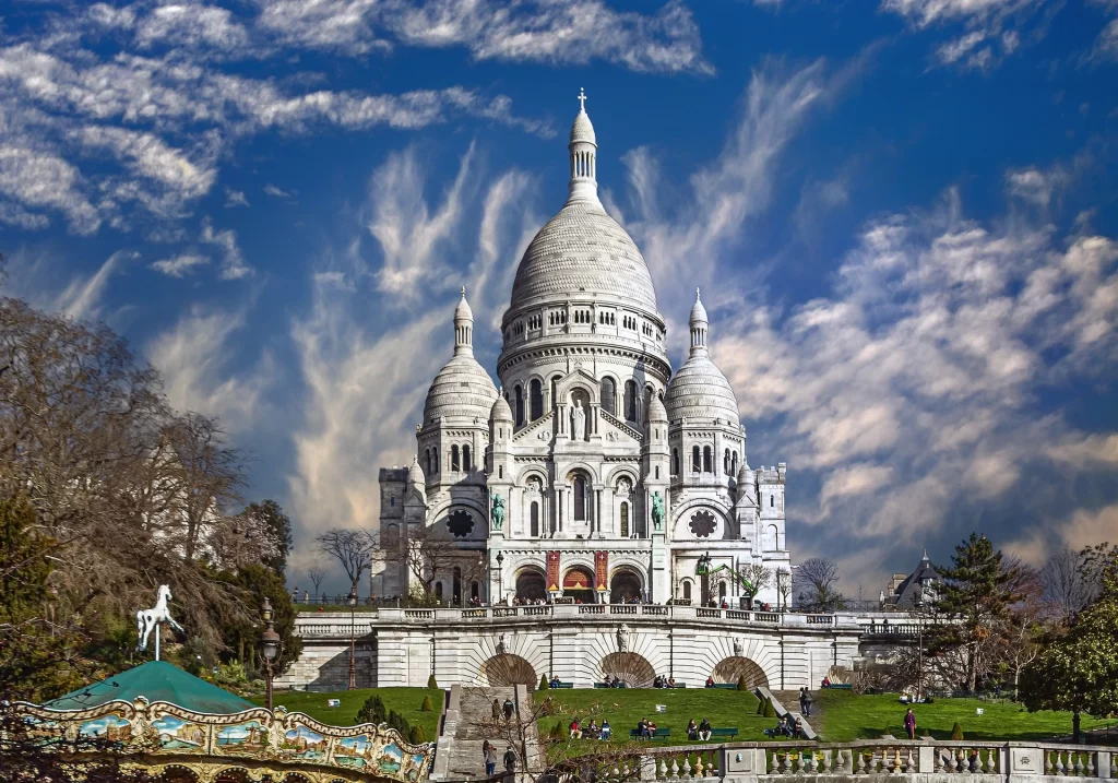 View on Montmartre front.